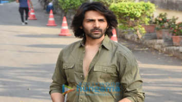Photos: Kartik Aaryan spotted at Film City
