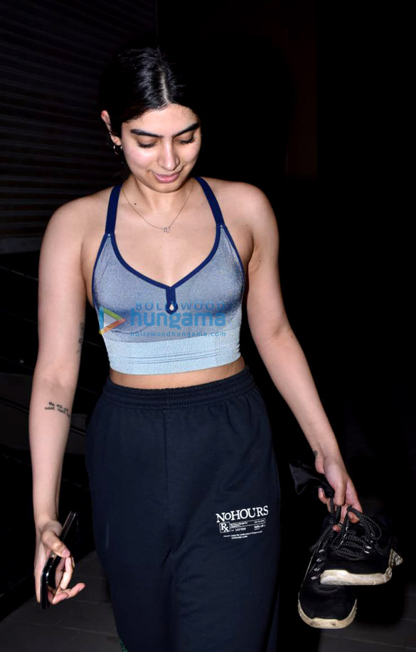 photos khushi kapoor spotted at the gym 3