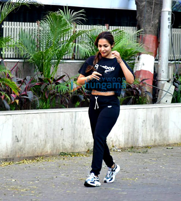 Photos: Malaika Arora steps out for a walk in Pali Hill