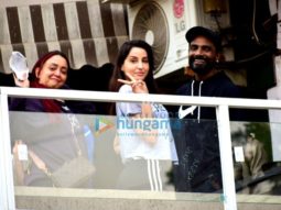 Photos: Nora Fatehi spotted at Remo D’Souza’s office in Andheri