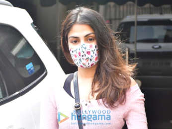 Photos: Rhea Chakraborty and Showik Chakrabarti snapped at a gym in Khar