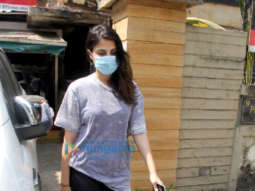 Photos: Rhea Chakraborty spotted with her brother at a gym in Santacruz