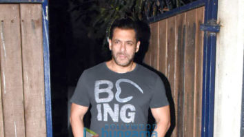 Photos: Salman Khan spotted at a recording studio in Bandra