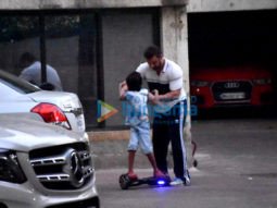 Photos: Sohail Khan snapped with kids in Bandra