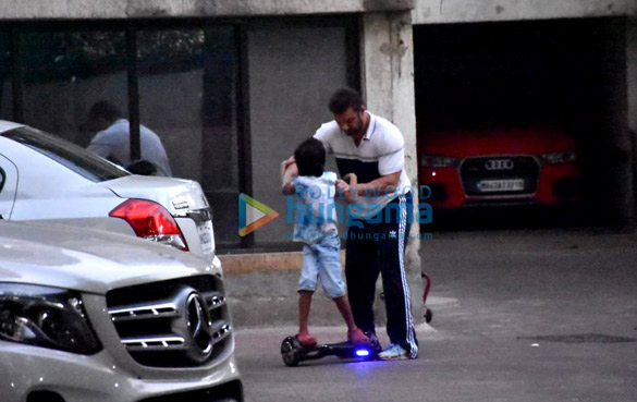 Photos: Sohail Khan snapped with kids in Bandra