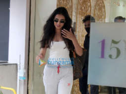 Photos: Sonal Chauhan spotted outside a salon in Bandra