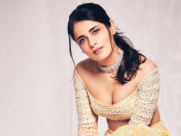 Radhika Madan looks exquisite in yellow embellished Falguni and Shane Peacock lehenga giving a modern twist to traditional affair