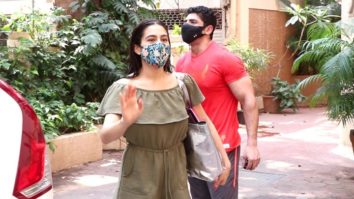 Sara Ali Khan spotted at Gym in Bandra