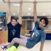 Siddhant Chaturvedi and Ishaan Khatter play the 'baddy' game on the sets of Phone Bhoot