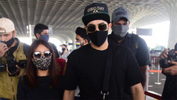 Spotted – Neha Kakkar, Rohan Preet Singh and Nikita Gandhi at Airport