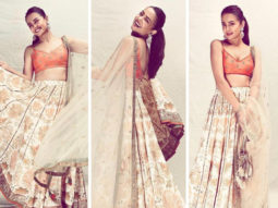 Surveen Chawla’s coral floral print lehenga worth Rs. 39,900 is perfect for wedding season festivities