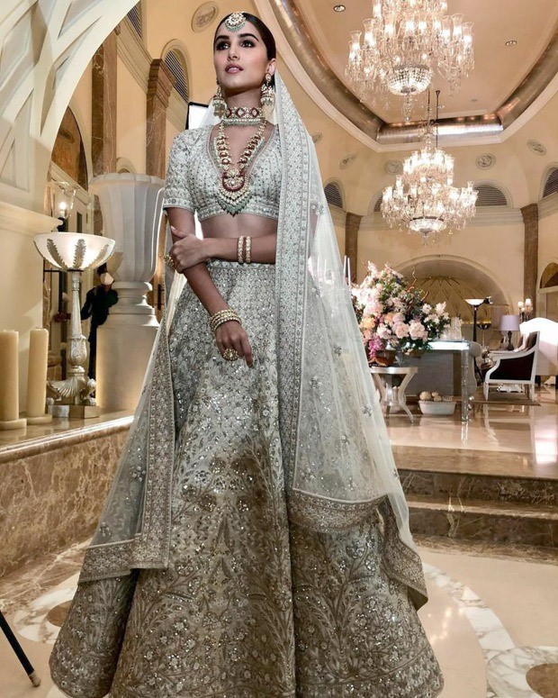 Tara Sutaria's ethnic love grows stronger with the classic Anita Dongre embellished lehenga worth Rs. 3.1 lakhs