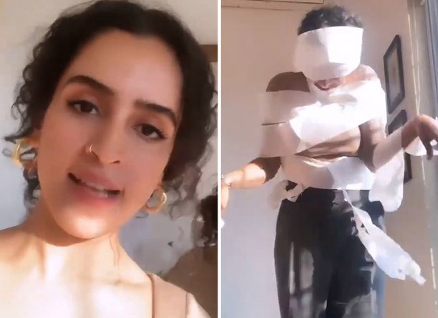 Sanya Malhotra's version of a latest Instagram reel trend is hilarious 
