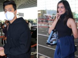Spotted – Vicky Kaushal and Manushi Chhillar at Airport
