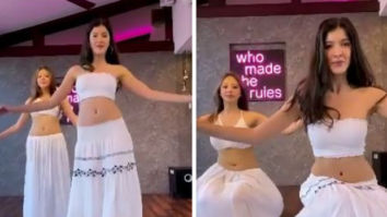 Shanaya Kapoor belly dances to Play Date song; steals Suhana Khan’s skirt for video