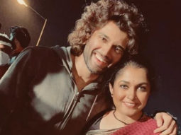 Ramya Krishnan shares a picture with Vijay Deverakonda from the sets of Liger