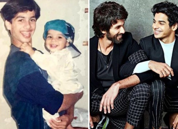 Ishaan Khatter gets filmy as he shares a then and now picture on Shahid Kapoor's birthday