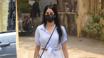 Janhvi Kapoor spotted at Pilates in Khar