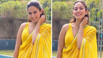 Shahid Kapoor’s wife Mira Rajput is a ray of sunshine in Rs. 35,000 Anita Dongre yellow saree
