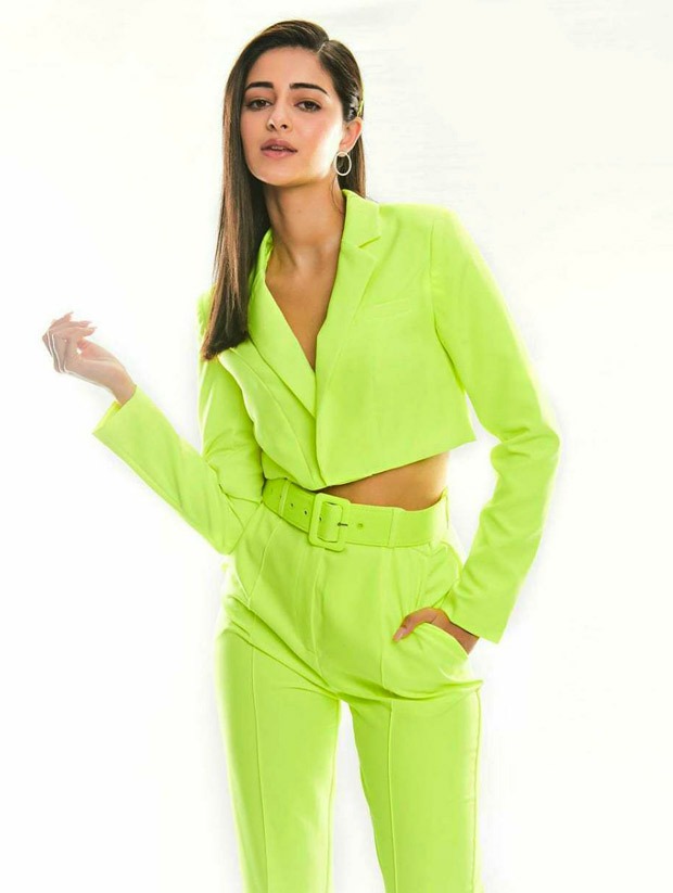 5 ways Ananya Panday shows you how to ace neon green pop hues