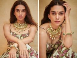 Aditi Rao Hydari’s printed bralette and skirt set worth Rs. 40,000 is perfect mehendi ceremony outfit