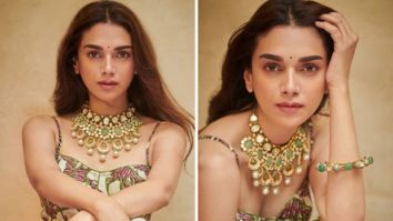 Aditi Rao Hydari’s printed bralette and skirt set worth Rs. 40,000 is perfect mehendi ceremony outfit