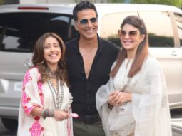 Akshay Kumar Leaves for Ayodhya to Begin ‘Ram Setu’ Shoot with Jacqueline and Nushrat