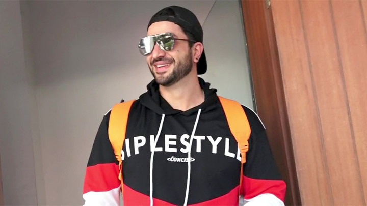Aly Goni spotted outside Gym
