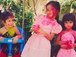 Ananya Panday shares a massive throwback picture with Shanaya Kapoor and Suhana Khan playing Holi as kids