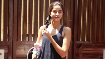 Ananya Panday spotted outside her yoga class in Bandra