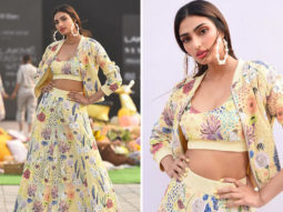 Athiya Shetty brings grace and easygoing charm to Lakme Fashion Week 2021 in Payal Singhal collection