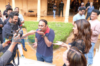 On The Sets of the movie Bachchan Pandey
