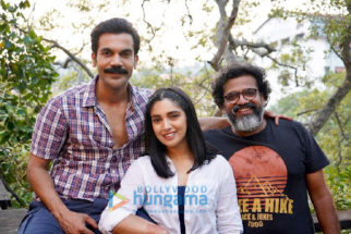 On the sets of the movie Badhaai Do