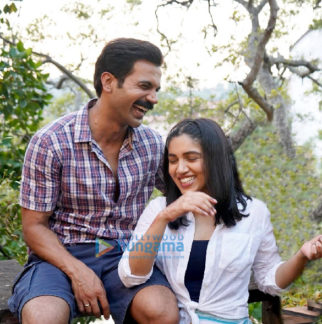 On the sets of the movie Badhaai Do