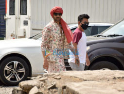 On the sets of the movie Bhool Bhulaiyaa 2