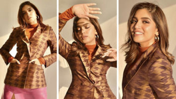 Bhumi Pednekar’s skirt and blazer look is anyone who loves pop hues