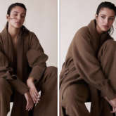 Bulbbul actress Triptii Dimri is reminiscing cold weather as she pairs brown scarf overcoat with sharp pants