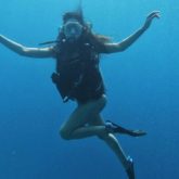 Esha Gupta channels her inner Dory as she goes deep sea diving in the Maldives