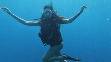 Esha Gupta channels her inner Dory as she goes deep sea diving in the Maldives