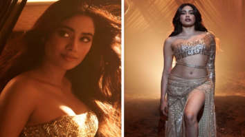 Janhvi Kapoor looks smokin’ hot in fiery gold crop top and thigh-slit skirt in ‘Nadiyon Paar’ song from Roohi