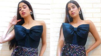 Janhvi Kapoor’s sequin embellished skirt and bow top will make you stand out at every party