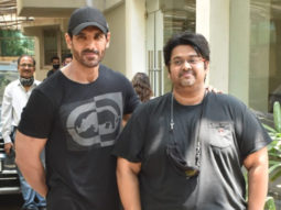 John Abraham spotted at Sunny Villa in Juhu for Satyameva Jayate 2 dubbing