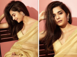 Mithila Palkar keeps it regal in organza saree worth Rs. 52,500 for Planet Marathi Filmfare Awards 2021