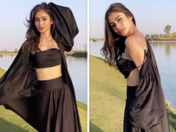 Mouni Roy looks sultry in all black outfit, watch video