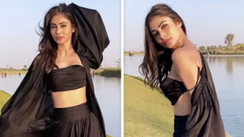 Mouni Roy looks sultry in all black outfit, watch video
