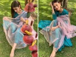Mouni Roy’s royal green kurta set is worth only Rs. 4399