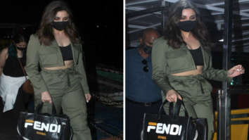 Parineeti Chopra aces off-duty chic style in olive green co-ord set and black crop top, carries Fendi bag worth Rs 1.37 lakhs