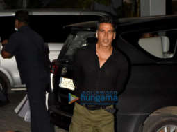 Photos: Akshay Kumar, Jacqueline Fernandez and Nushrratt Bharuccha snapped arriving from Ayodhya at the Kalina airport