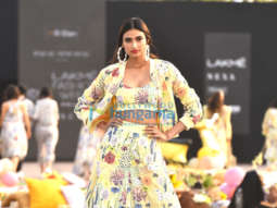 Photos: Athiya Shetty walks for Payal Singhal at Lakme Fashion Week 2021