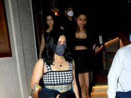 Photos: Bhumi Pednekar and Karan Tacker spotted at Bastian in Worli